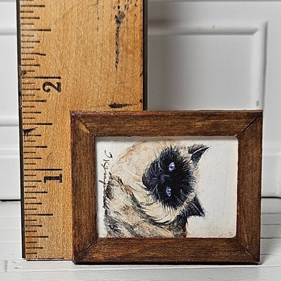 Miniature Cat Watercolor by Stephanie T. Kemper - Picture 5 of 5